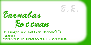 barnabas rottman business card